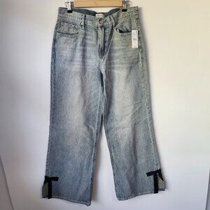 NWT PacSun Lena Super Baggy Jeans Women’s Size 28 Low Rise Wide Leg Denim